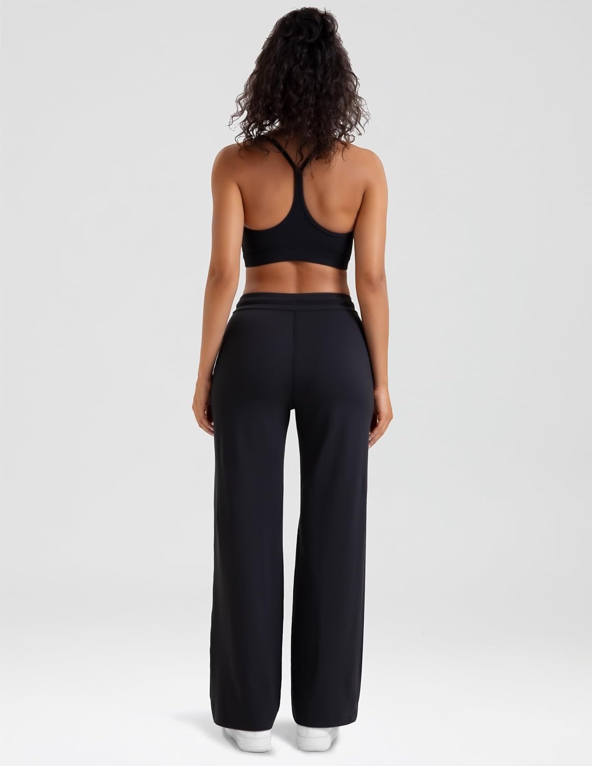 image:imageColorfulkoala Dreamlux Wide Leg Pants Women Lounge High Waisted Work Pants with Pockets 275305Black