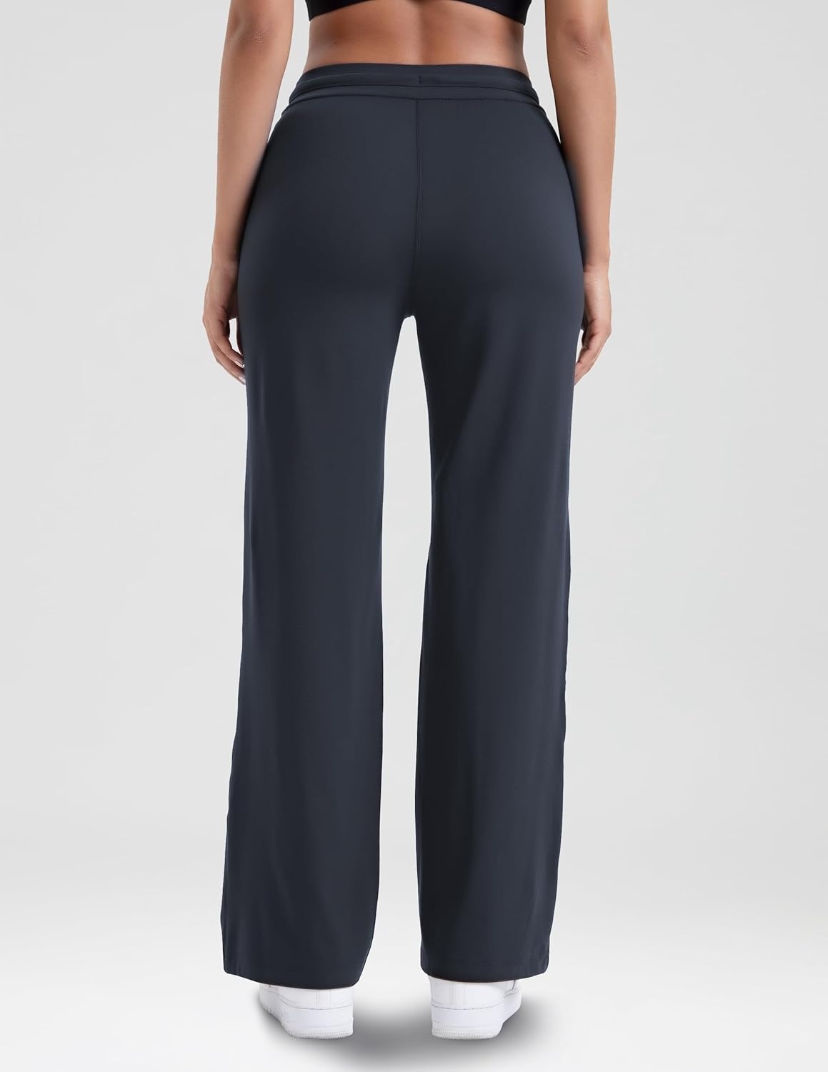 image:imageColorfulkoala Dreamlux Wide Leg Pants Women Lounge High Waisted Work Pants with Pockets 275305Blue Ink