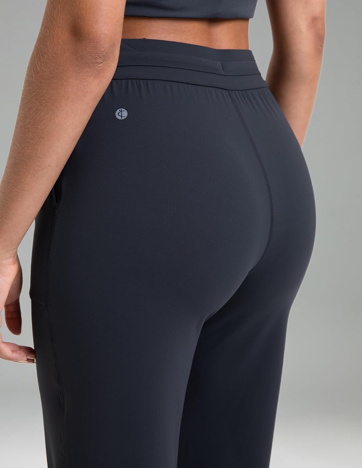 image:imageColorfulkoala Dreamlux Wide Leg Pants Women Lounge High Waisted Work Pants with Pockets 275305Blue Ink