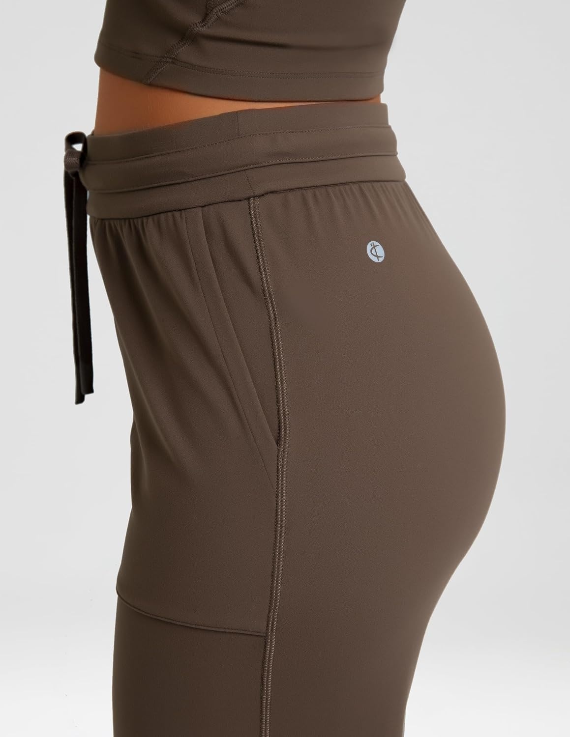 image:imageColorfulkoala Dreamlux Wide Leg Pants Women Lounge High Waisted Work Pants with Pockets 275305Cocoa