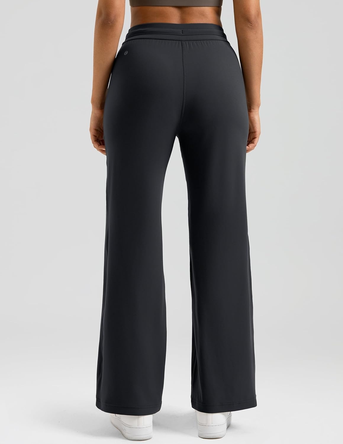 image:imageColorfulkoala Dreamlux Wide Leg Pants Women Lounge High Waisted Work Pants with Pockets 275305Dark Carbon