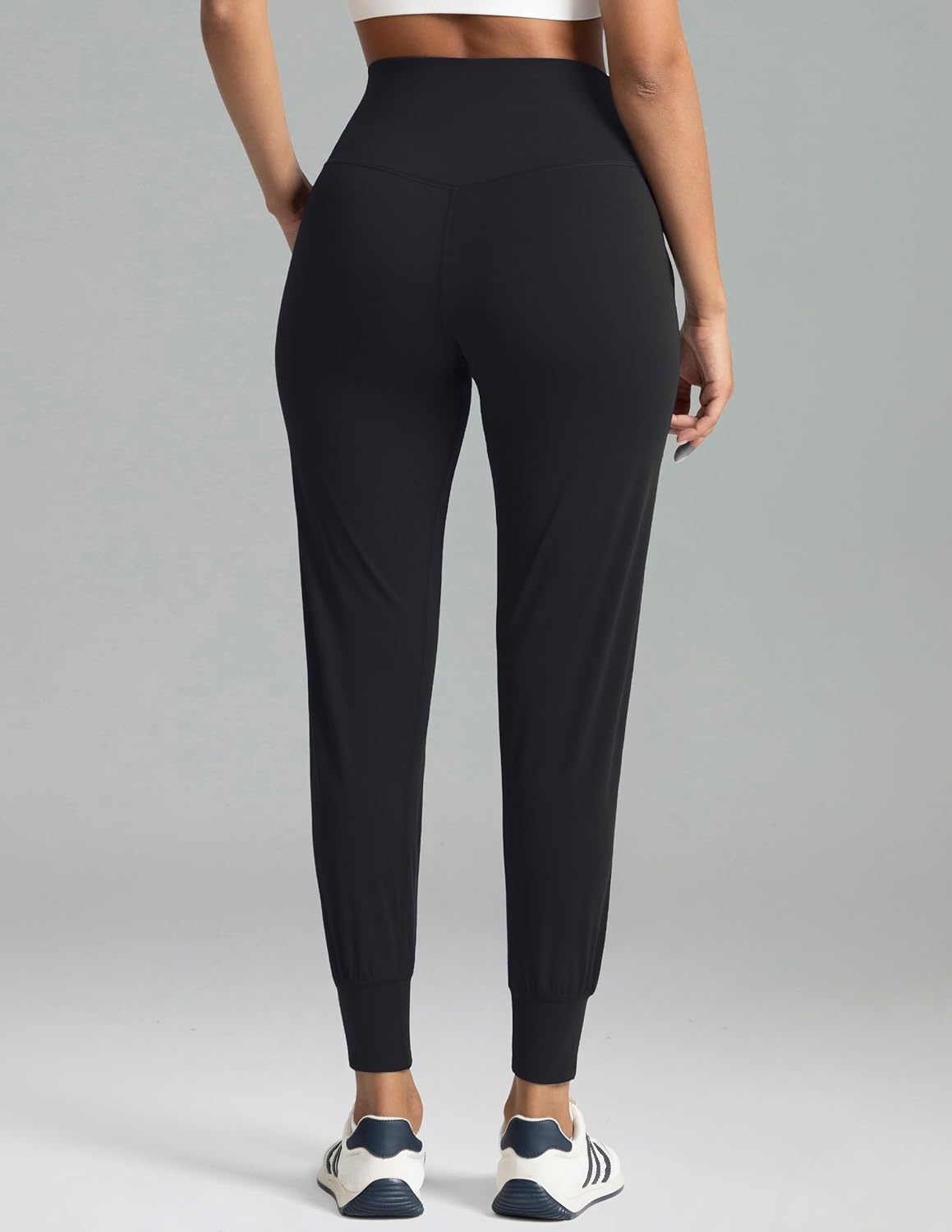 image:imageColorfulkoala Womens High Waisted Joggers with Pockets Full Length Sweatpants amp Lounge PantsBlack
