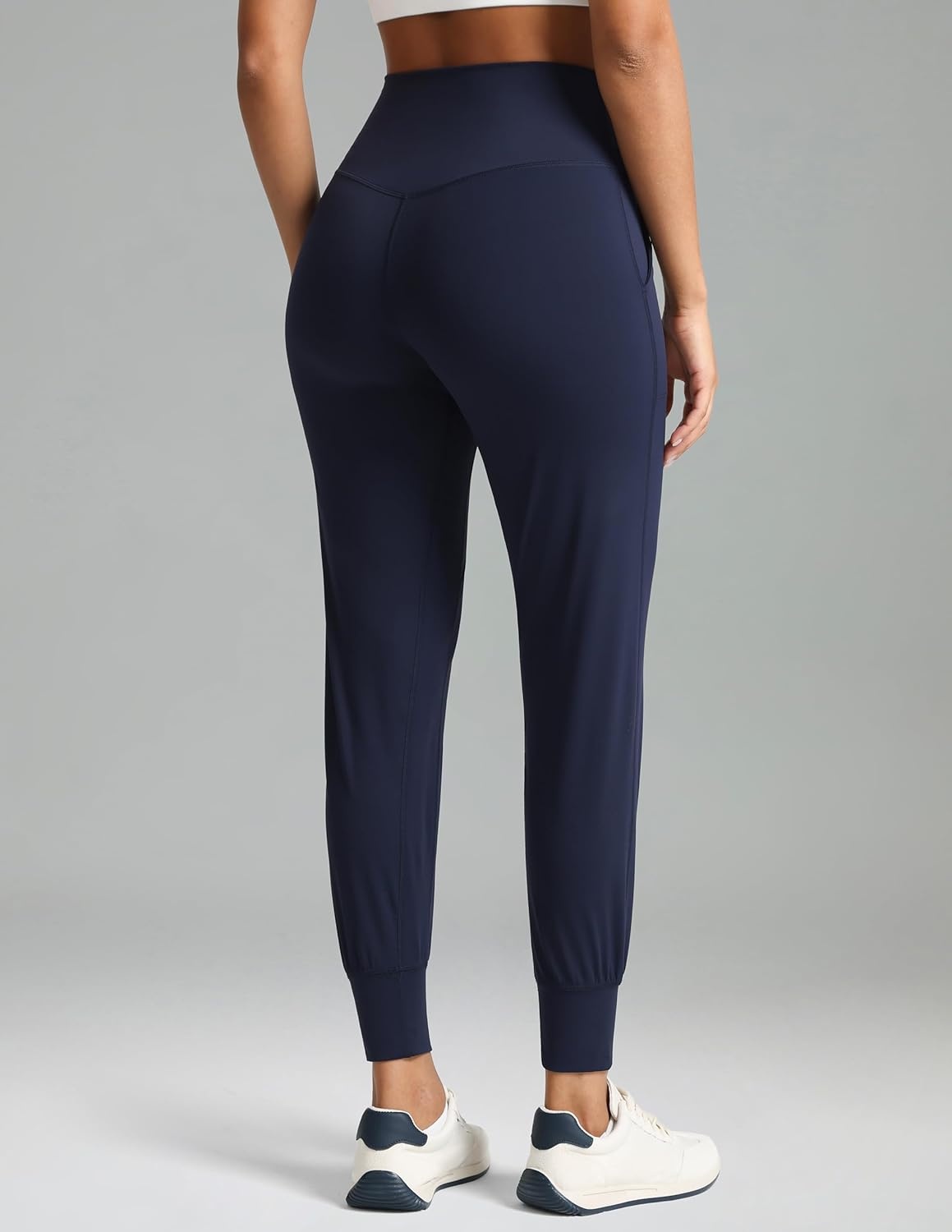 image:imageColorfulkoala Womens High Waisted Joggers with Pockets Full Length Sweatpants amp Lounge PantsNavy