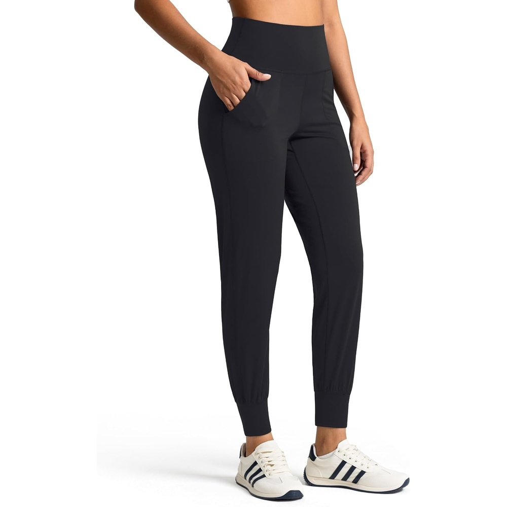 image:imageColorfulkoala Womens High Waisted Joggers with Pockets Full Length Sweatpants amp Lounge PantsBlack
