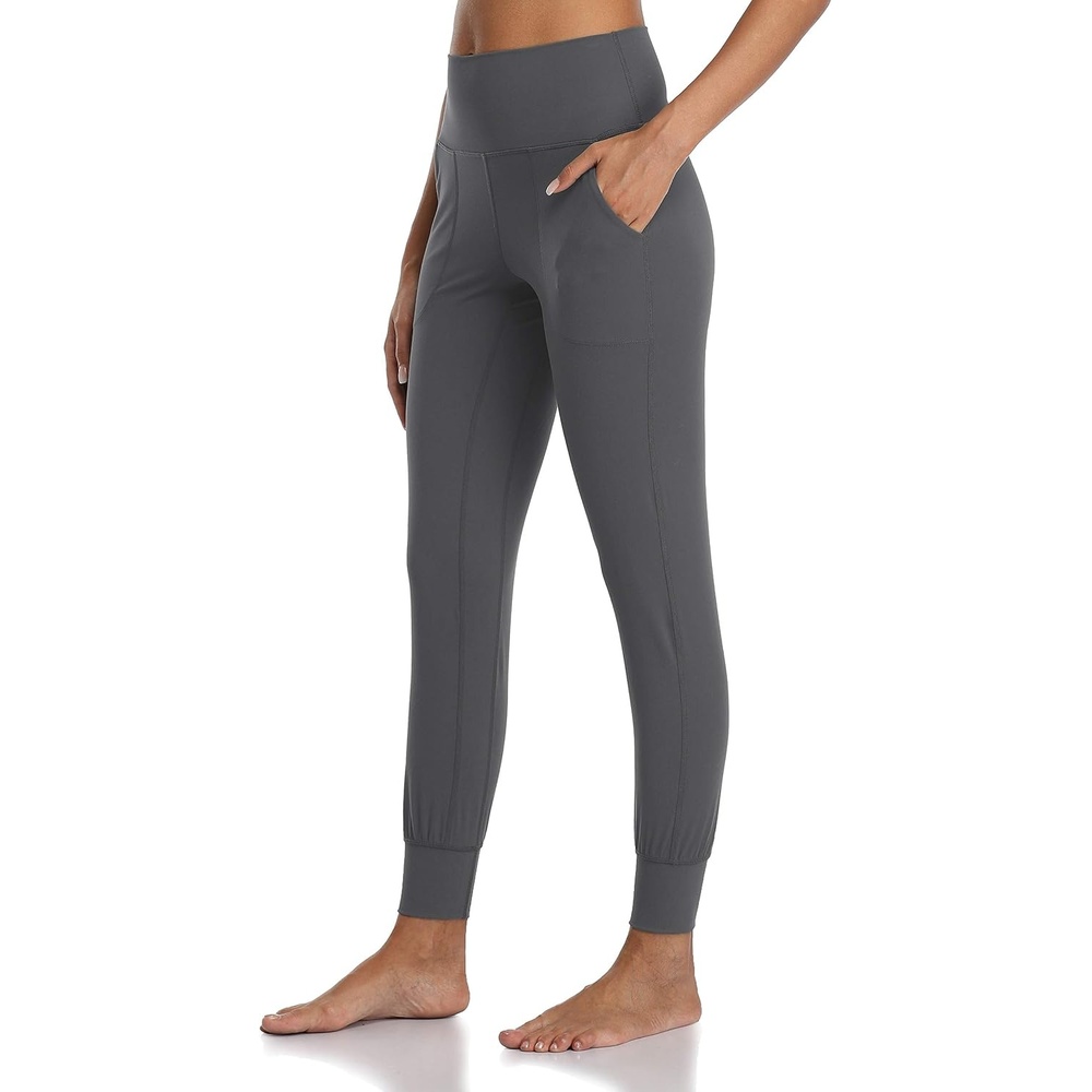 image:imageColorfulkoala Womens High Waisted Joggers with Pockets Full Length Sweatpants amp Lounge PantsCharcoal Grey