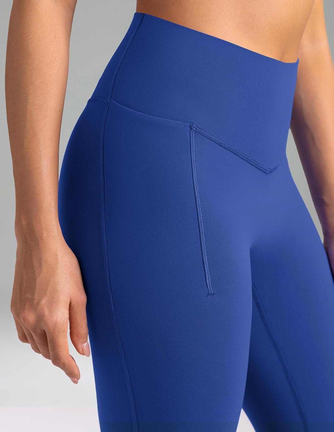 image:imageColorfulkoala Dreamlux Flare Leggings for Women with Pockets High Waist No Front Seam Yoga Pants 275 295 315Baleine Blue