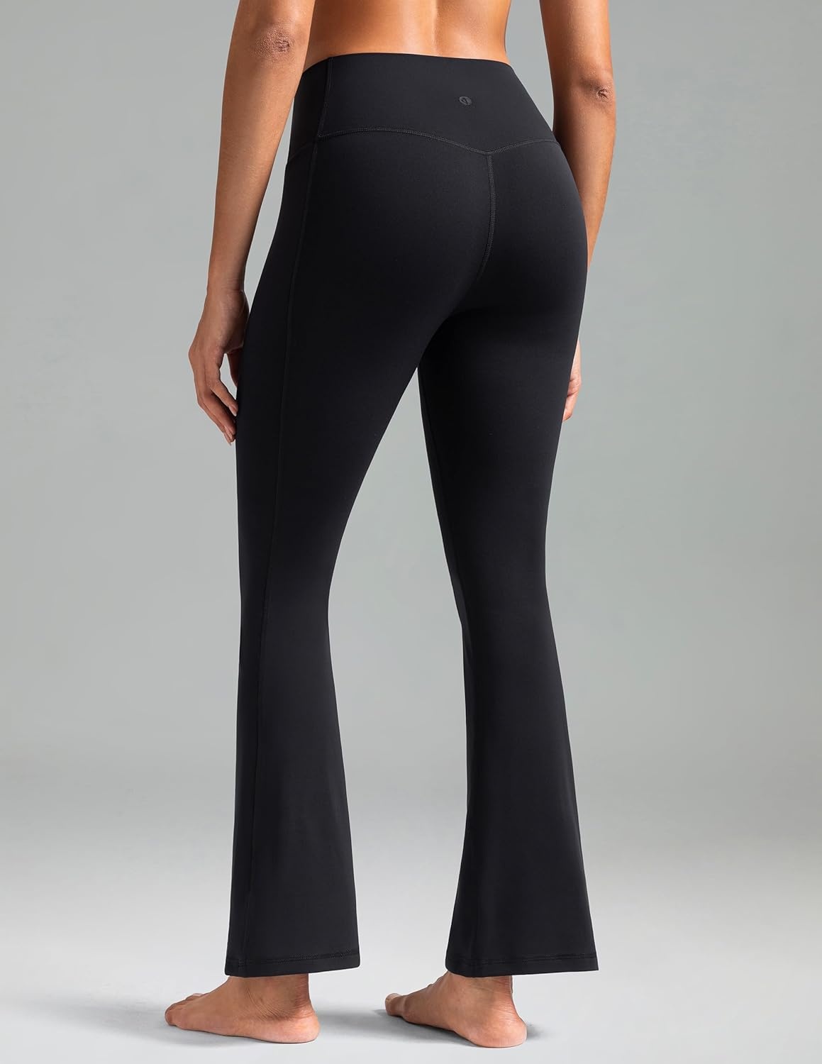 image:imageColorfulkoala Dreamlux Flare Leggings for Women with Pockets High Waist No Front Seam Yoga Pants 275 295 315Black