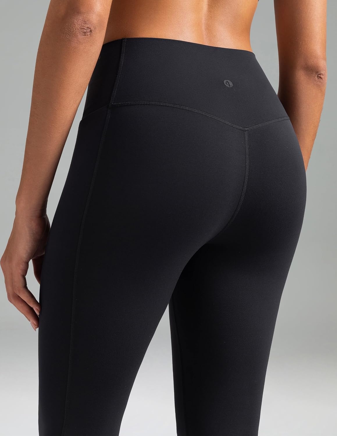 image:imageColorfulkoala Dreamlux Flare Leggings for Women with Pockets High Waist No Front Seam Yoga Pants 275 295 315Black