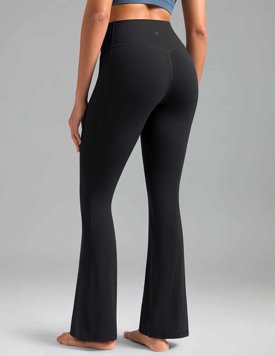 image:imageColorfulkoala Dreamlux Flare Leggings for Women with Pockets High Waist No Front Seam Yoga Pants 275 295 315Black