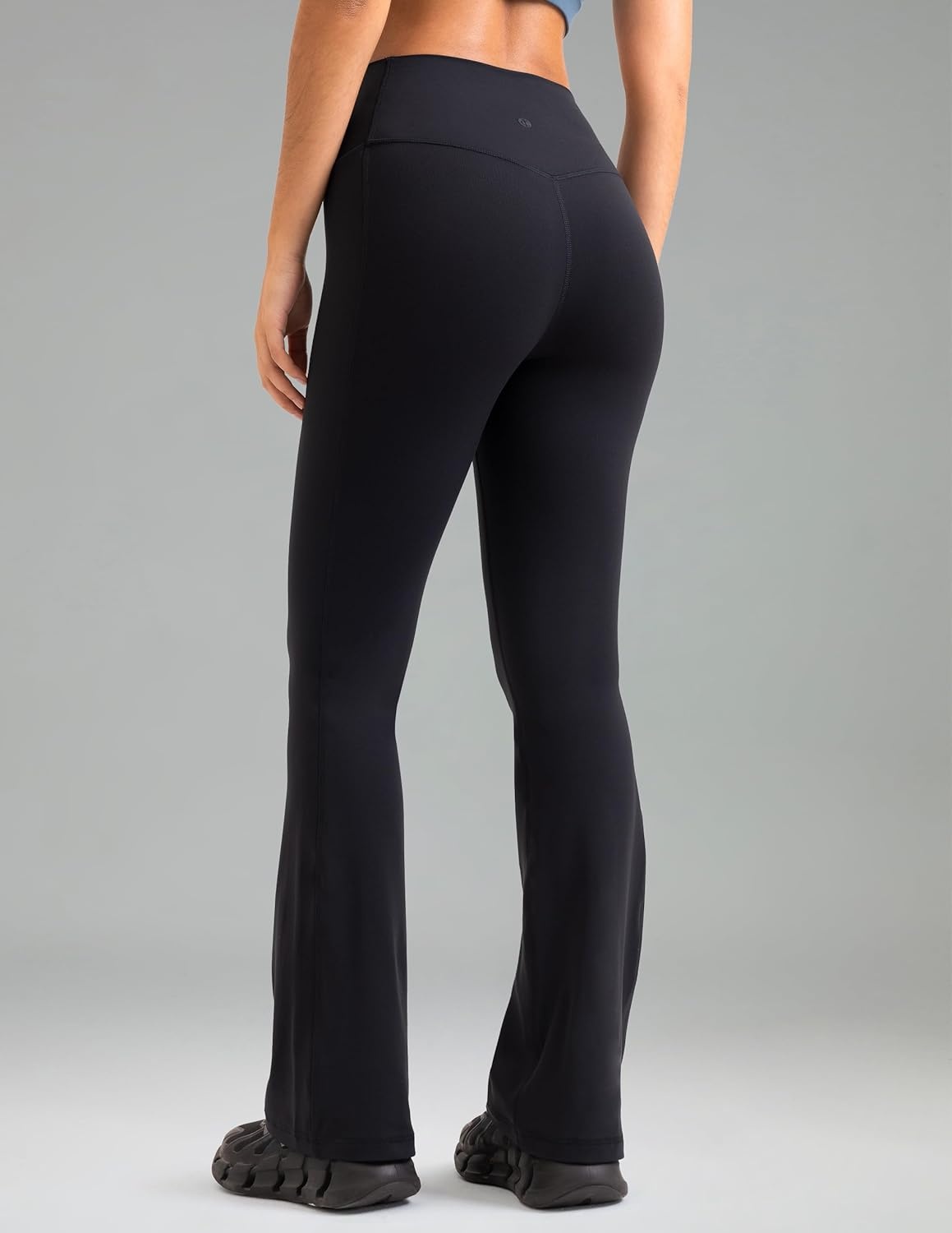 image:imageColorfulkoala Dreamlux Flare Leggings for Women with Pockets High Waist No Front Seam Yoga Pants 275 295 315Black