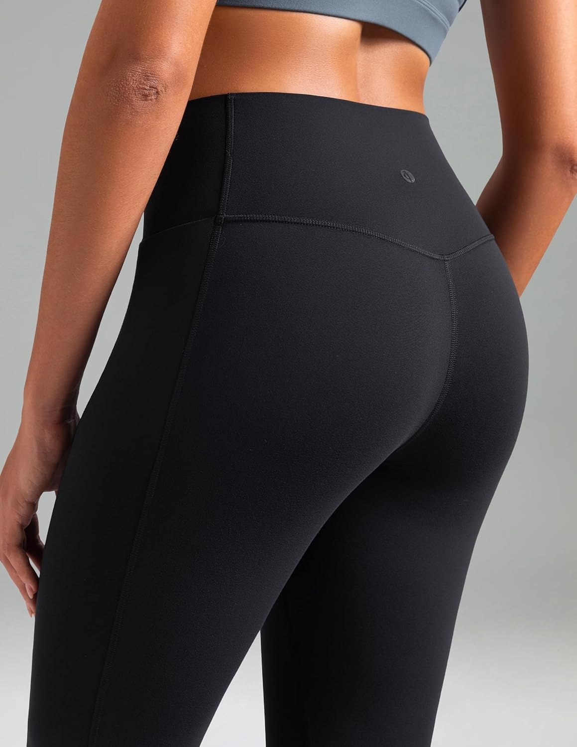 image:imageColorfulkoala Dreamlux Flare Leggings for Women with Pockets High Waist No Front Seam Yoga Pants 275 295 315Black