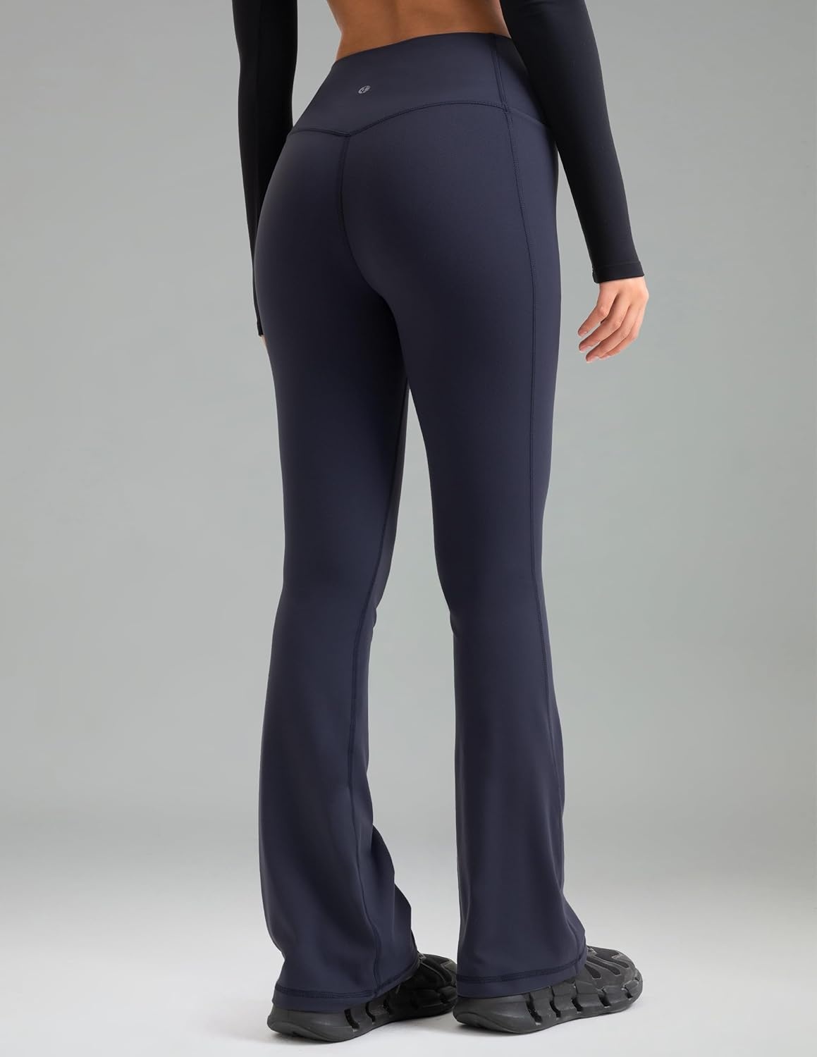 image:imageColorfulkoala Dreamlux Flare Leggings for Women with Pockets High Waist No Front Seam Yoga Pants 275 295 315Blue Ink
