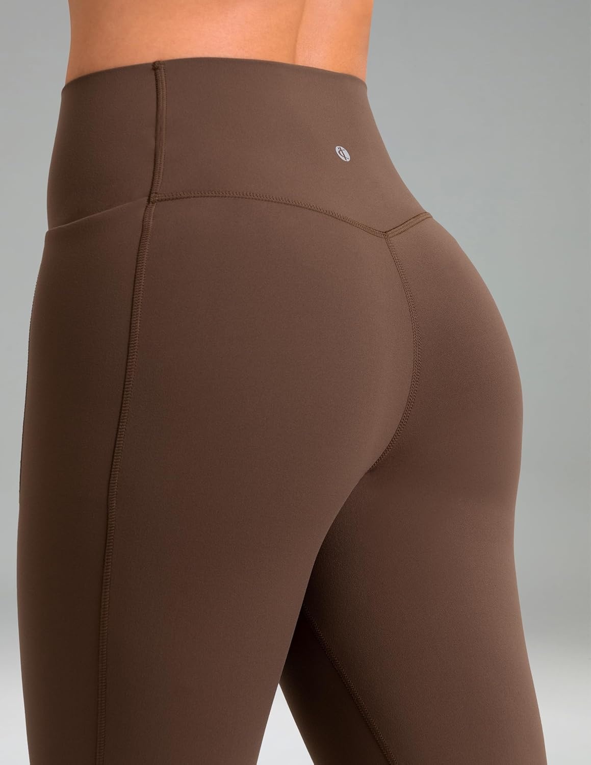 image:imageColorfulkoala Dreamlux Flare Leggings for Women with Pockets High Waist No Front Seam Yoga Pants 275 295 315Cocoa