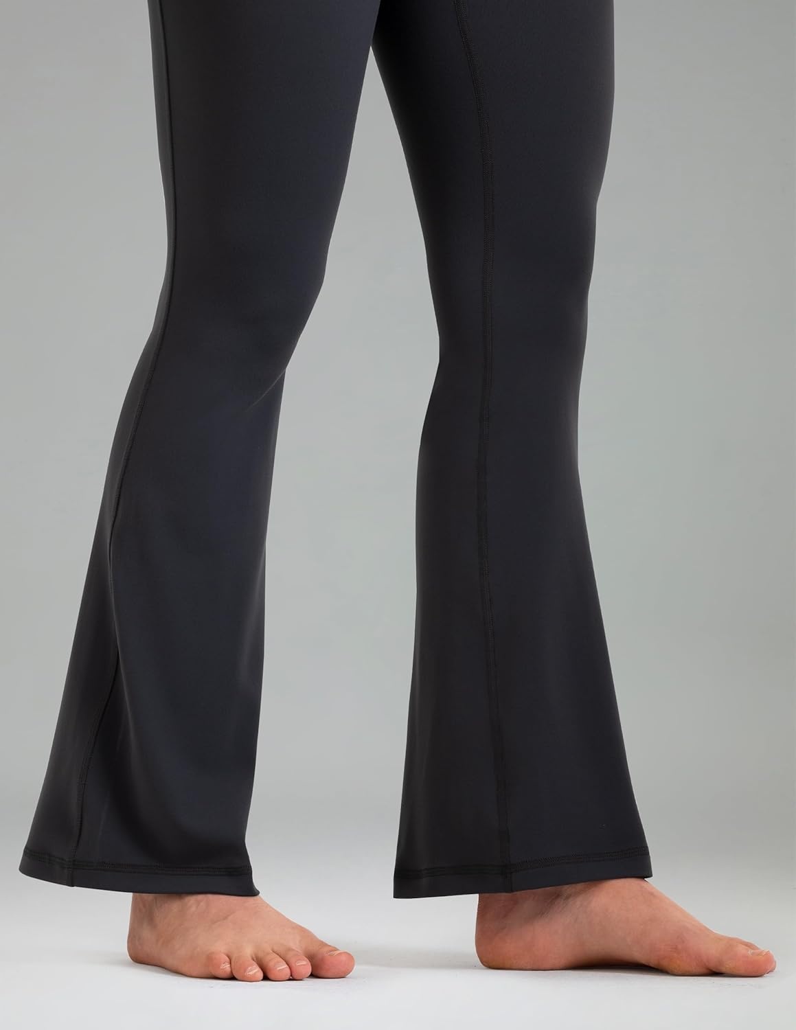 image:imageColorfulkoala Dreamlux Flare Leggings for Women with Pockets High Waist No Front Seam Yoga Pants 275 295 315Dark Carbon