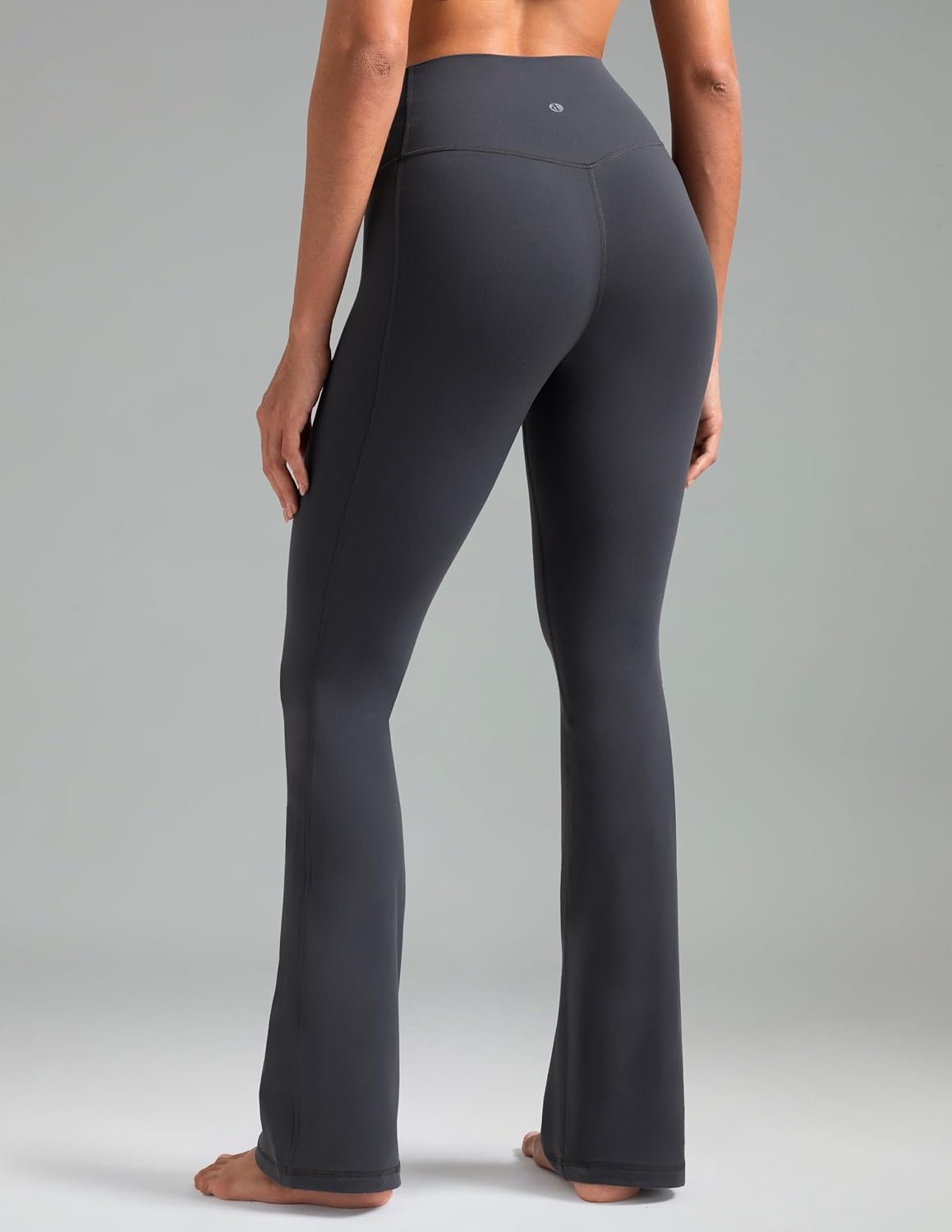 image:imageColorfulkoala Dreamlux Flare Leggings for Women with Pockets High Waist No Front Seam Yoga Pants 275 295 315Dark Carbon