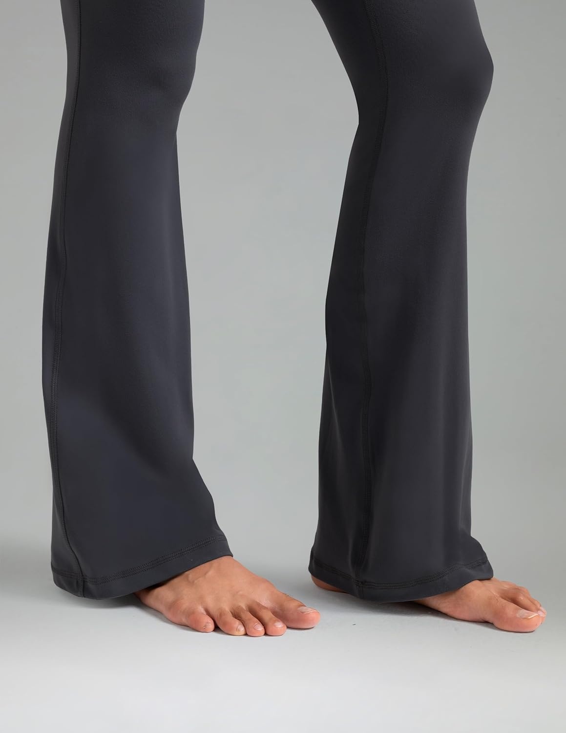 image:imageColorfulkoala Dreamlux Flare Leggings for Women with Pockets High Waist No Front Seam Yoga Pants 275 295 315Dark Carbon