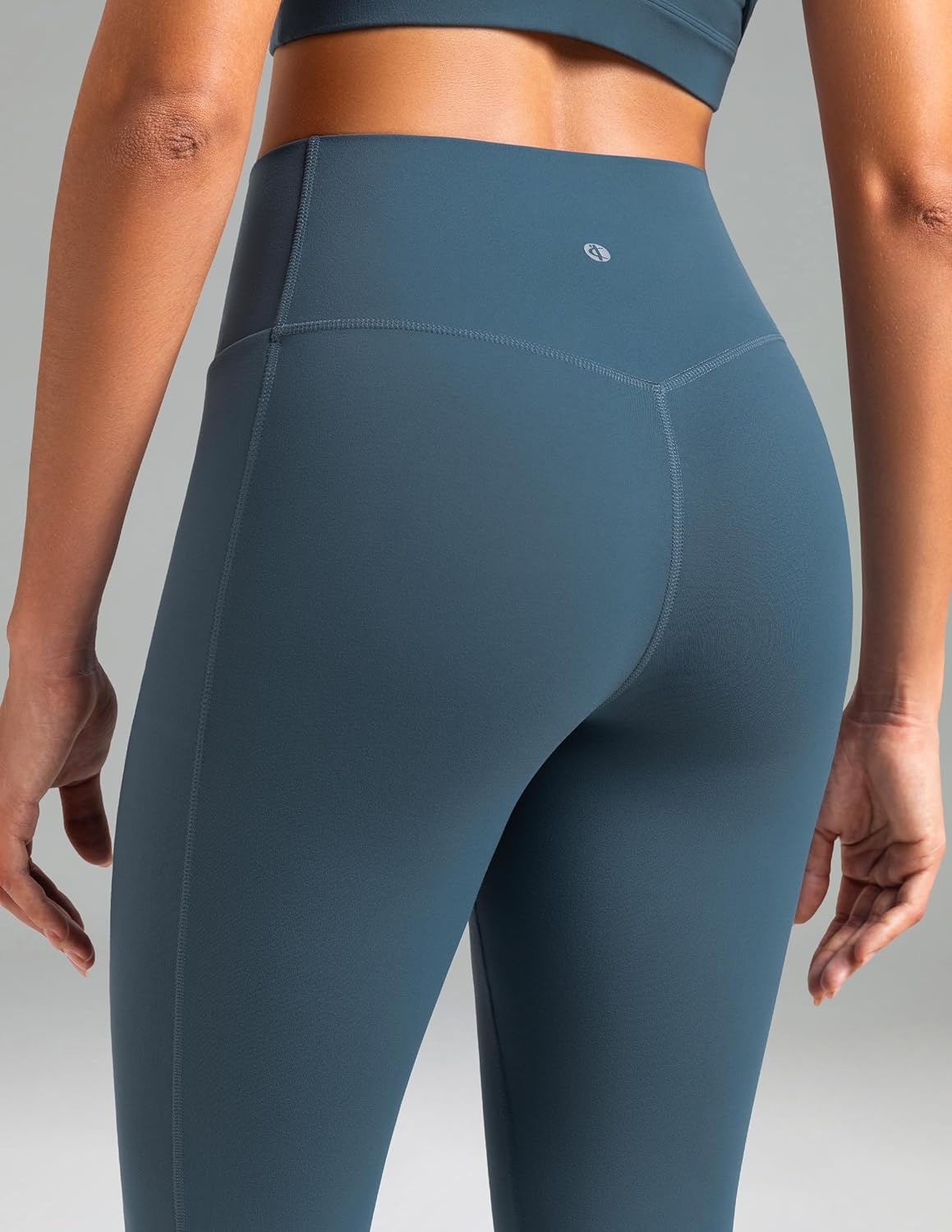 image:imageColorfulkoala Dreamlux Flare Leggings for Women with Pockets High Waist No Front Seam Yoga Pants 275 295 315Dark Jasper