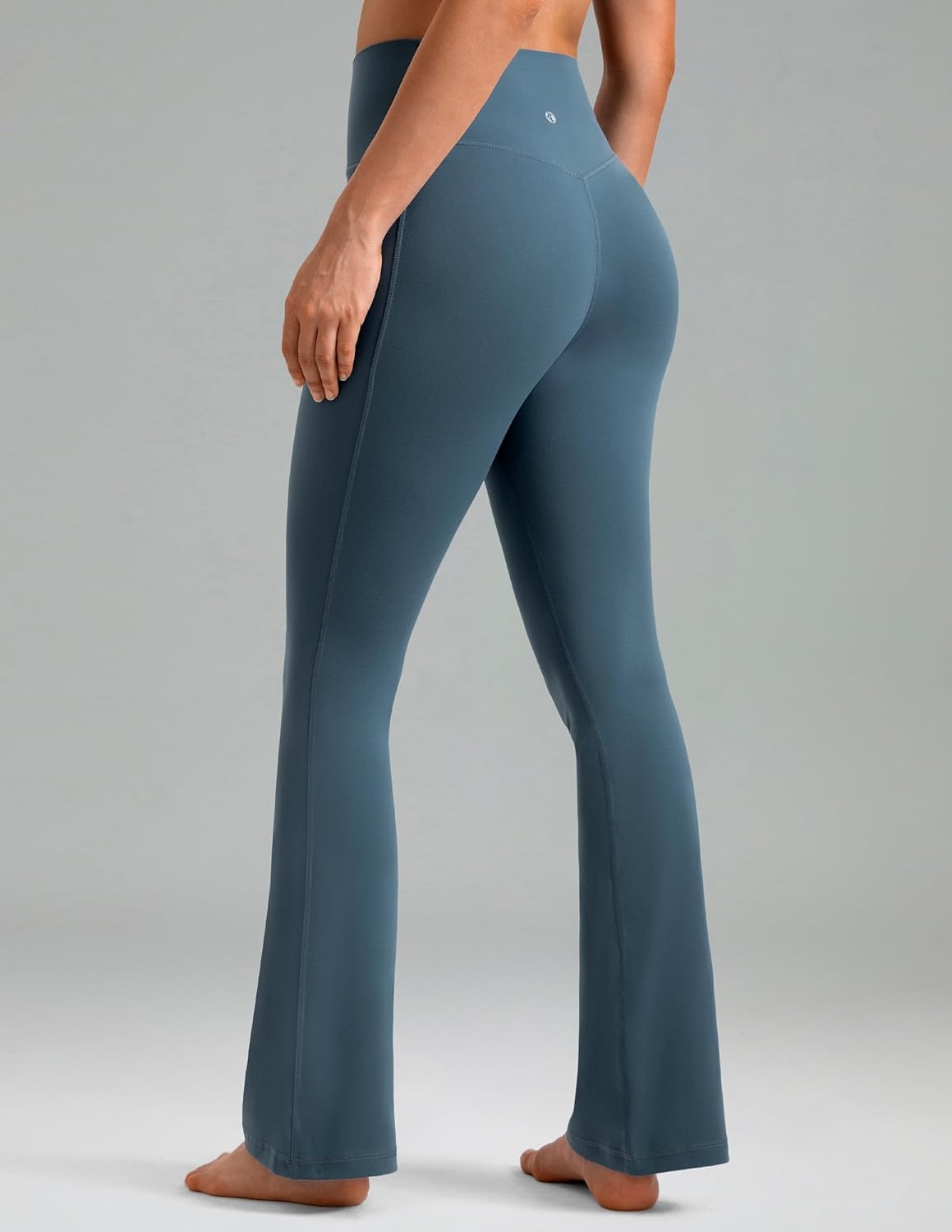 image:imageColorfulkoala Dreamlux Flare Leggings for Women with Pockets High Waist No Front Seam Yoga Pants 275 295 315Dark Jasper