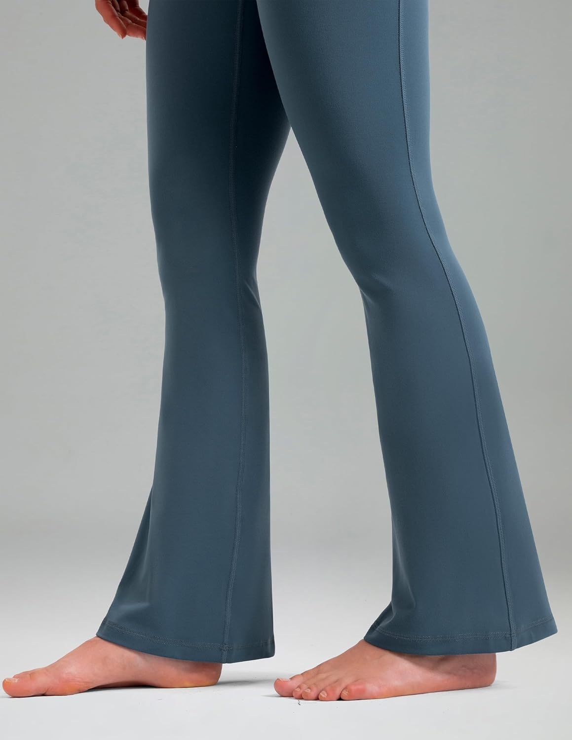image:imageColorfulkoala Dreamlux Flare Leggings for Women with Pockets High Waist No Front Seam Yoga Pants 275 295 315Dark Jasper