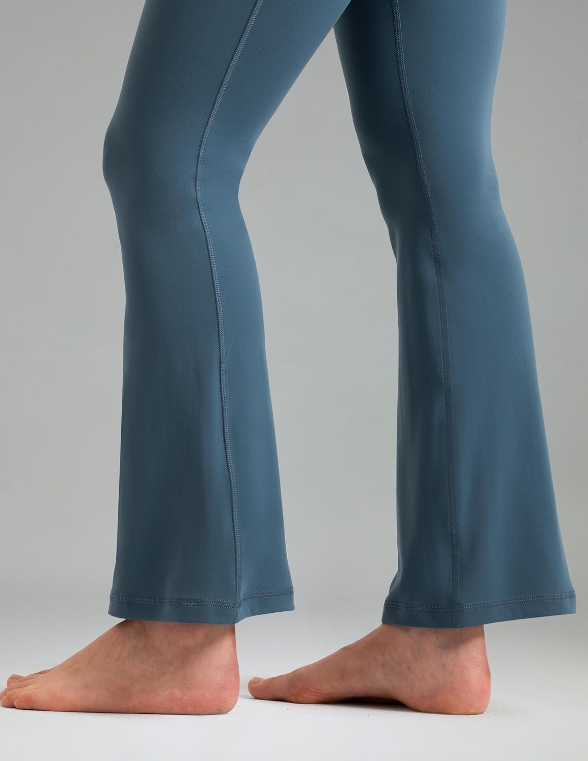 image:imageColorfulkoala Dreamlux Flare Leggings for Women with Pockets High Waist No Front Seam Yoga Pants 275 295 315Dark Jasper
