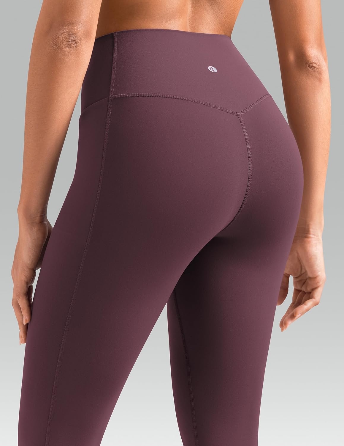 image:imageColorfulkoala Dreamlux Flare Leggings for Women with Pockets High Waist No Front Seam Yoga Pants 275 295 315Plum Red