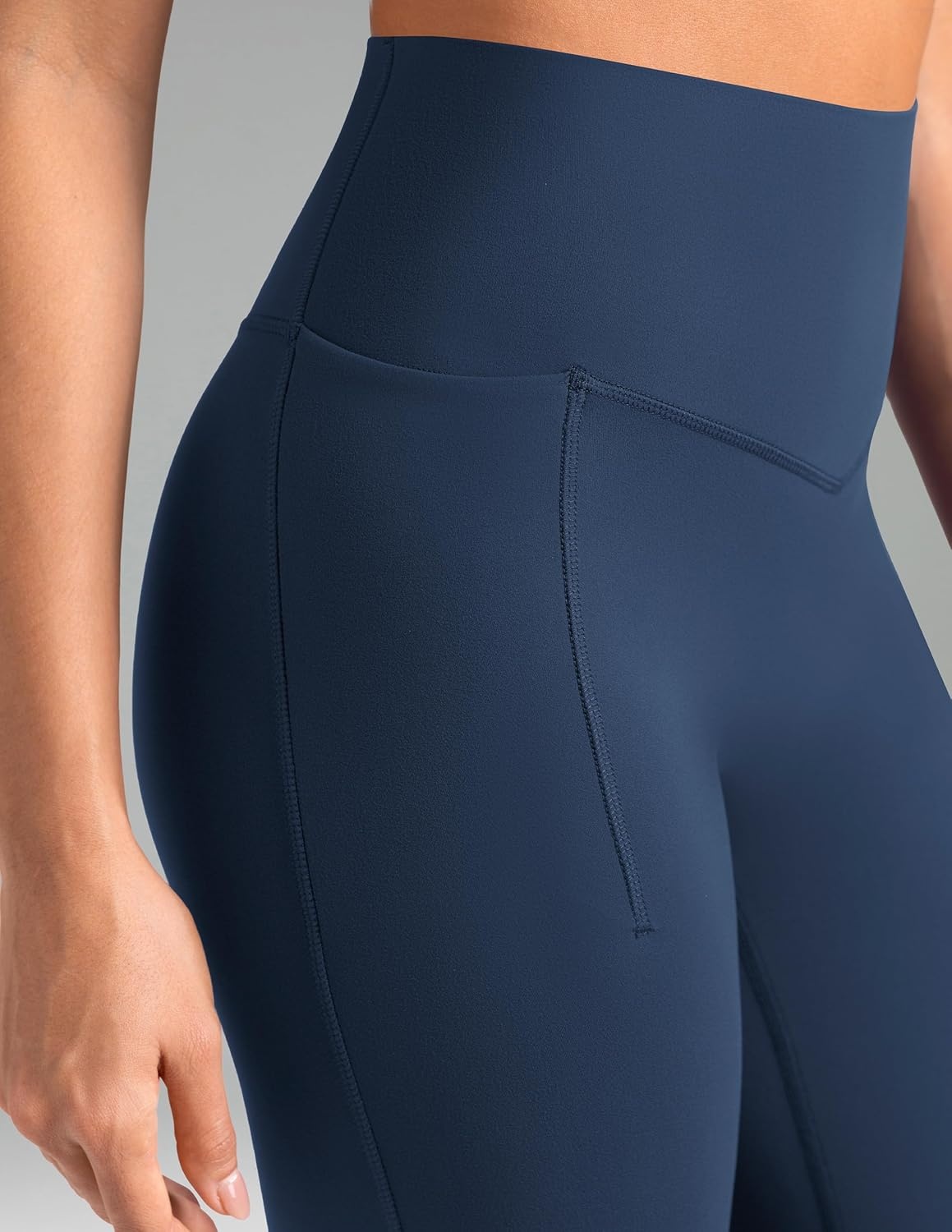 image:imageColorfulkoala Dreamlux Flare Leggings for Women with Pockets High Waist No Front Seam Yoga Pants 275 295 315Titan