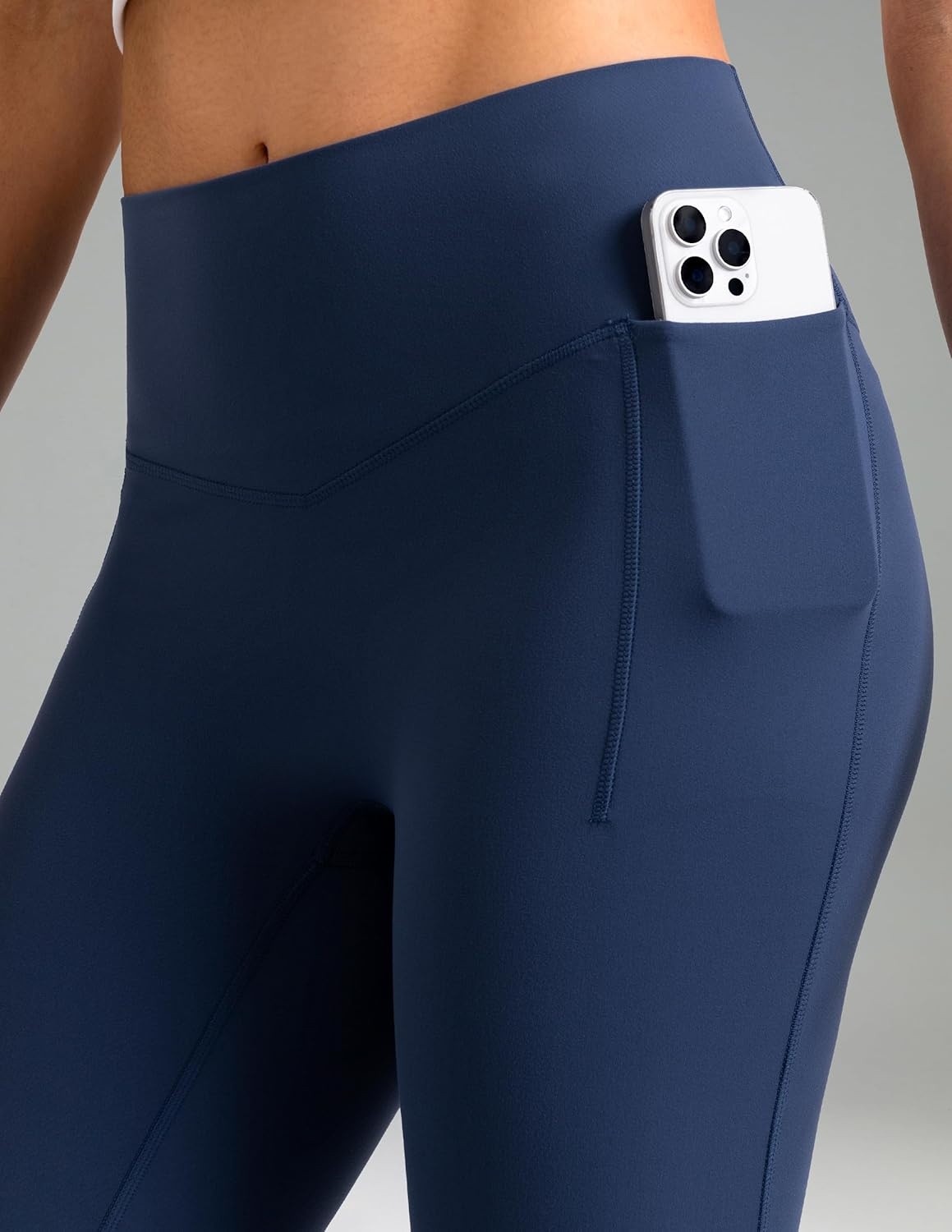 image:imageColorfulkoala Dreamlux Flare Leggings for Women with Pockets High Waist No Front Seam Yoga Pants 275 295 315Titan