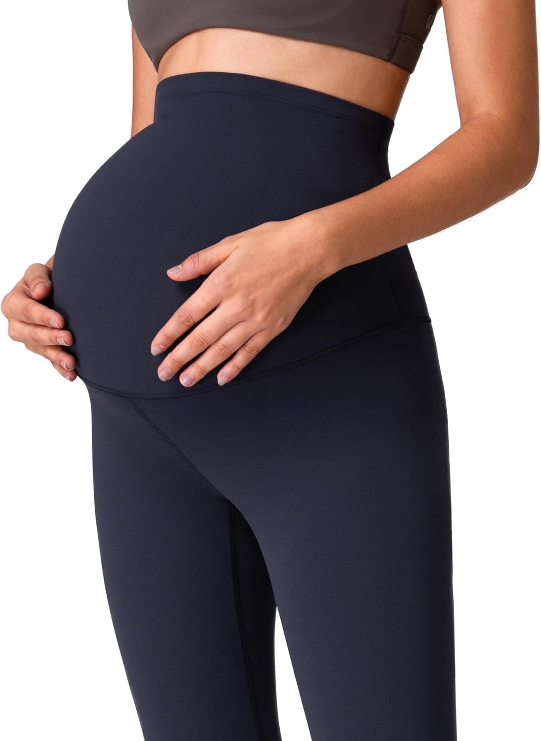 image:imageColorfulkoala Womens Dreamlux Maternity Leggings Over The Belly 25 28 Inseam Soft Workout Activewear Yoga Pregnancy PantsBlue Ink