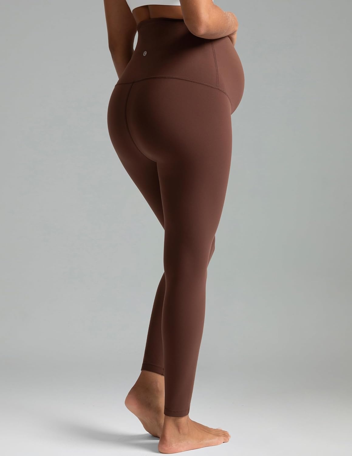 image:imageColorfulkoala Womens Dreamlux Maternity Leggings Over The Belly 25 28 Inseam Soft Workout Activewear Yoga Pregnancy PantsRoasted Chestnut