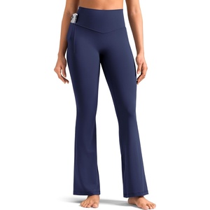 image:imageColorfulkoala Dreamlux Flare Leggings for Women with Pockets High Waist No Front Seam Yoga Pants 275 295 315Eclipse