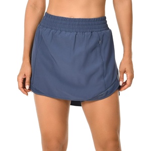 image:imageColorfulkoala Womens High Waisted Quick Dry Tennis Skirts 4 Athletic Workout Running Shorts Mesh Liner Golf SkortsTrue Navy