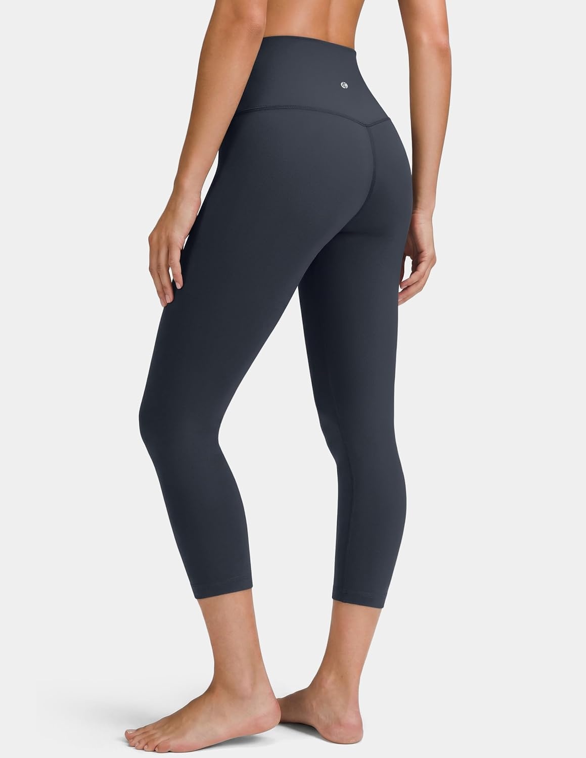 image:imageColorfulkoala Dreamlux High Waisted Leggings for Women with 21 Inseam Tummy Control Buttery Soft Capri Yoga PantsBlue Ink