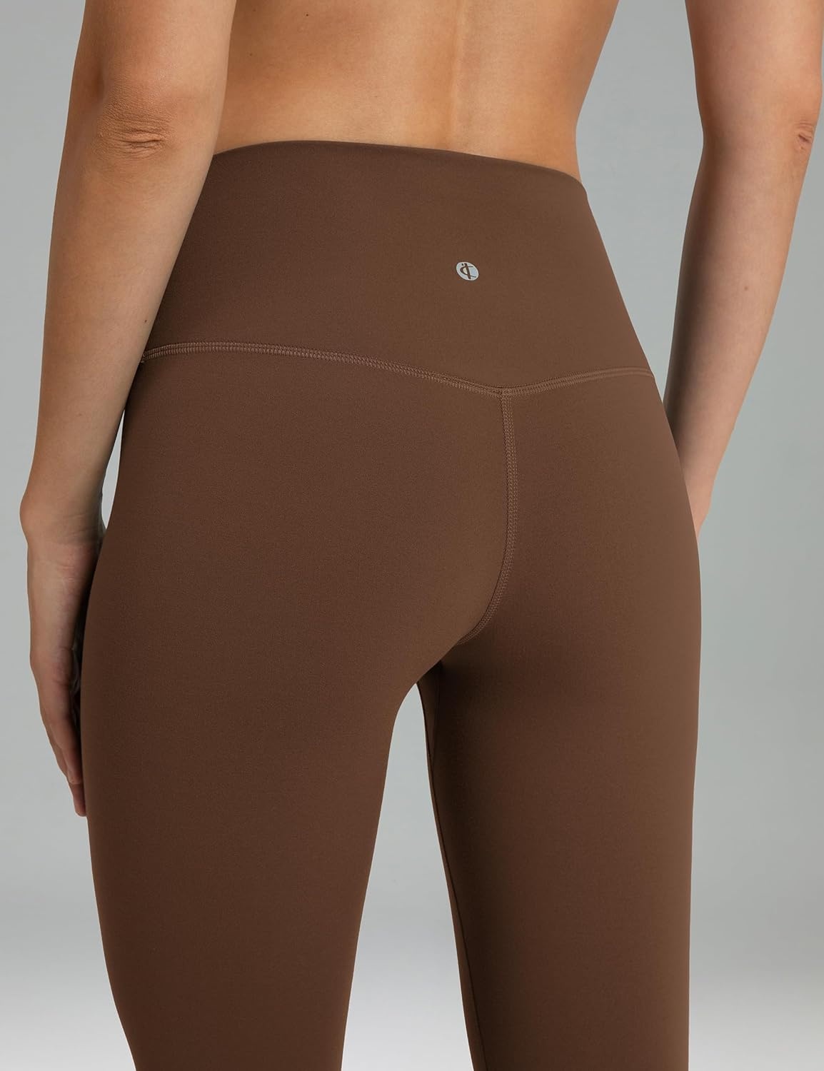 image:imageColorfulkoala Dreamlux High Waisted Leggings for Women with 21 Inseam Tummy Control Buttery Soft Capri Yoga PantsCocoa