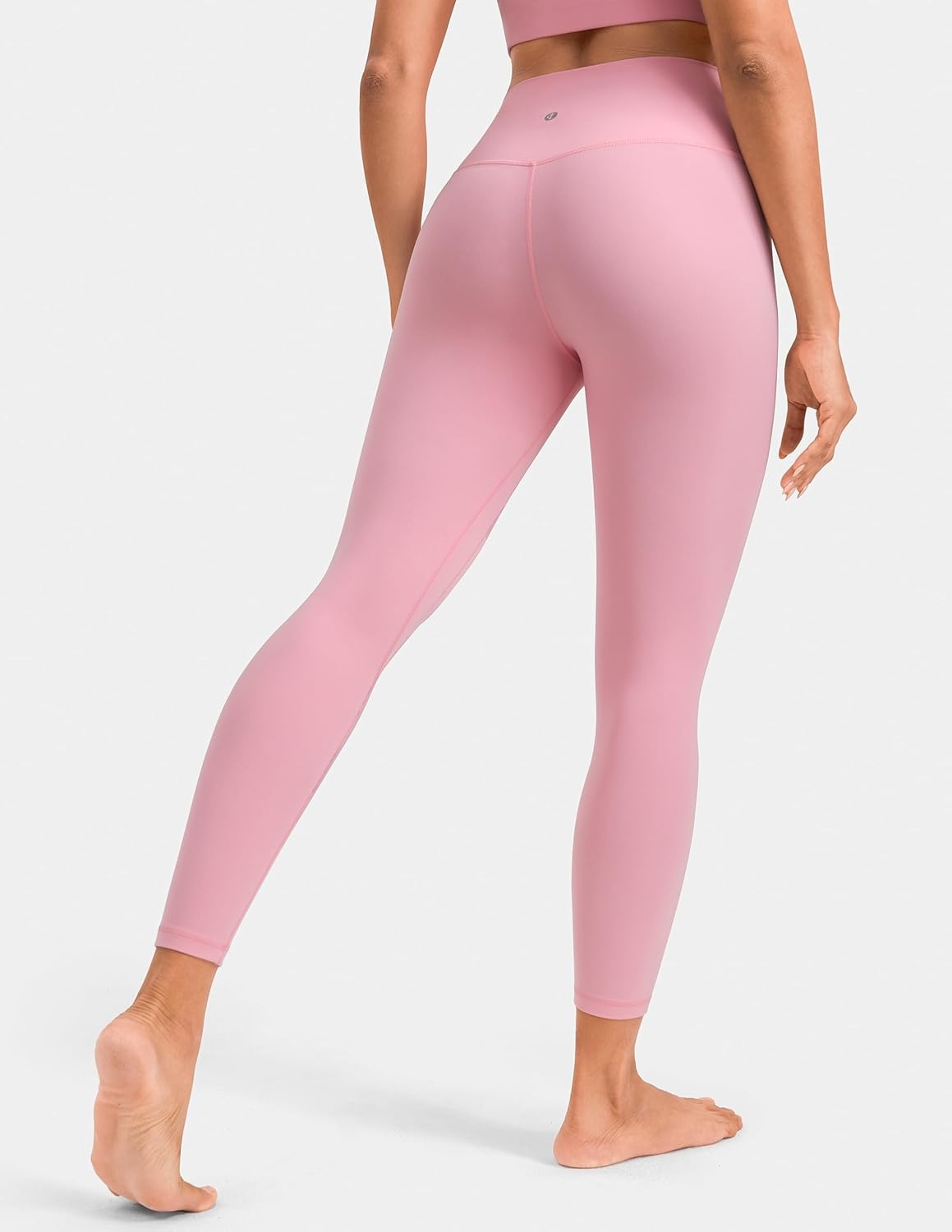 image:imageColorfulkoala Dreamlux No Front Seam Leggings for Women 2528 Inseam High Waisted Buttery Soft Yoga PantsAlmond Blossom
