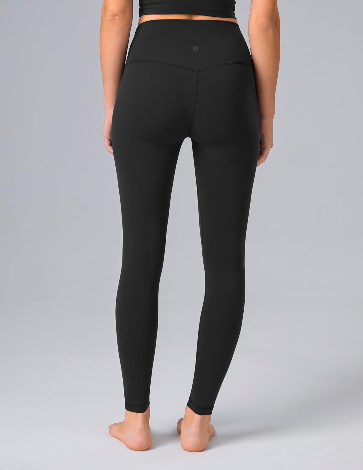image:imageColorfulkoala Dreamlux No Front Seam Leggings for Women 2528 Inseam High Waisted Buttery Soft Yoga PantsBlack
