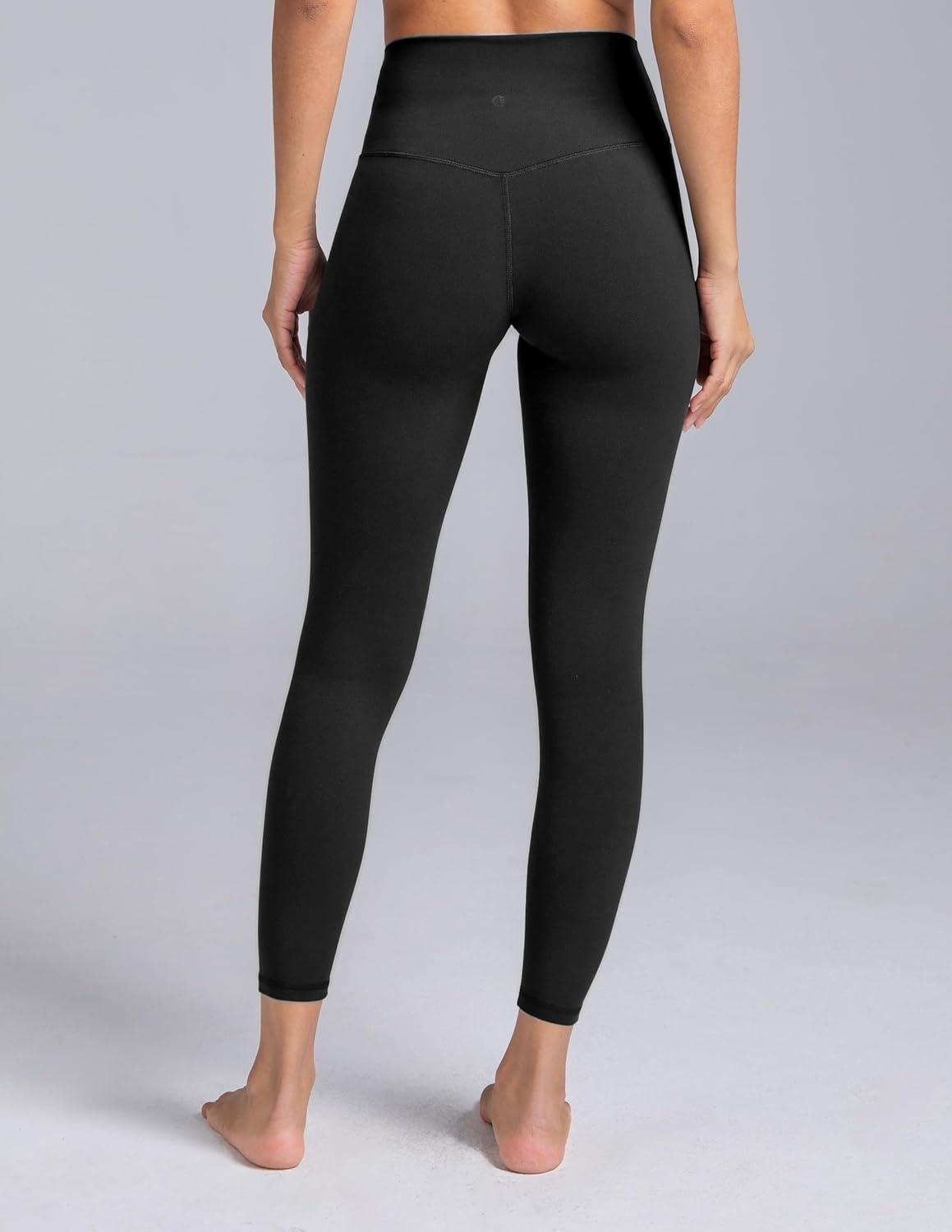 image:imageColorfulkoala Dreamlux No Front Seam Leggings for Women 2528 Inseam High Waisted Buttery Soft Yoga PantsBlack