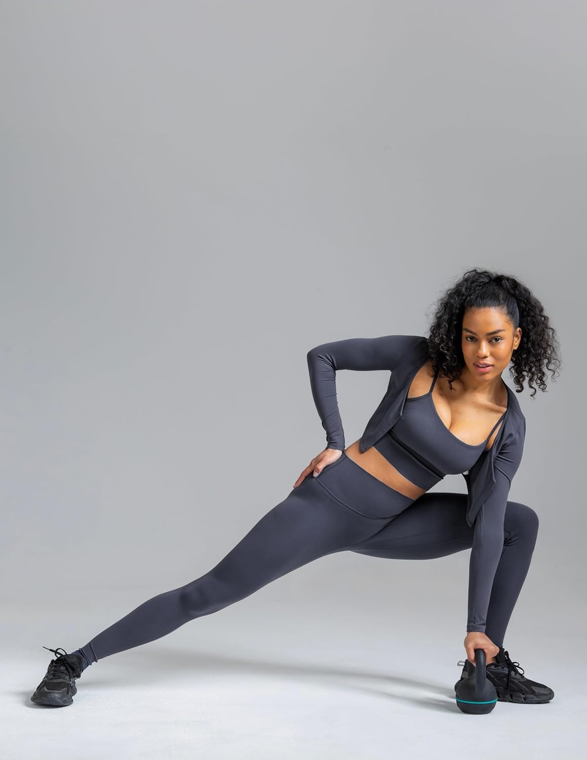 image:imageColorfulkoala Dreamlux No Front Seam Leggings for Women 2528 Inseam High Waisted Buttery Soft Yoga PantsBlue Ink