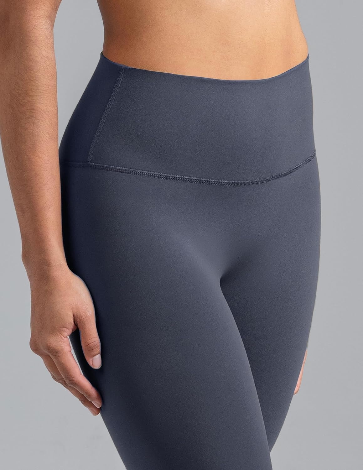 image:imageColorfulkoala Dreamlux No Front Seam Leggings for Women 2528 Inseam High Waisted Buttery Soft Yoga PantsBlue Ink