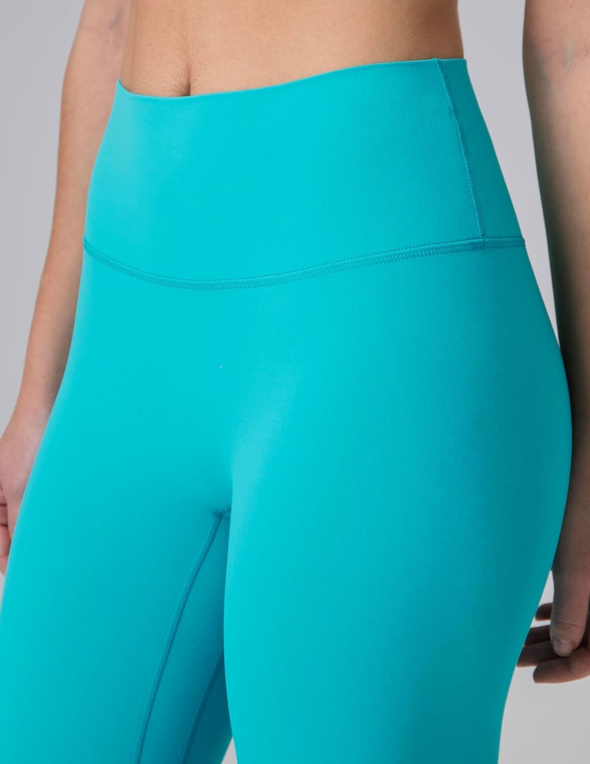 image:imageColorfulkoala Dreamlux No Front Seam Leggings for Women 2528 Inseam High Waisted Buttery Soft Yoga PantsCeramic Green