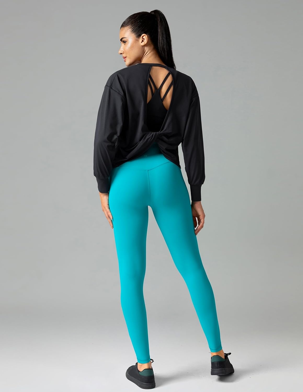 image:imageColorfulkoala Dreamlux No Front Seam Leggings for Women 2528 Inseam High Waisted Buttery Soft Yoga PantsCeramic Green
