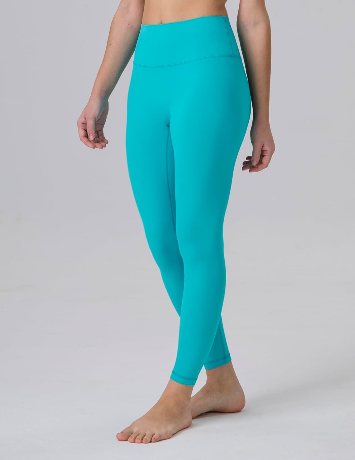 image:imageColorfulkoala Dreamlux No Front Seam Leggings for Women 2528 Inseam High Waisted Buttery Soft Yoga PantsCeramic Green