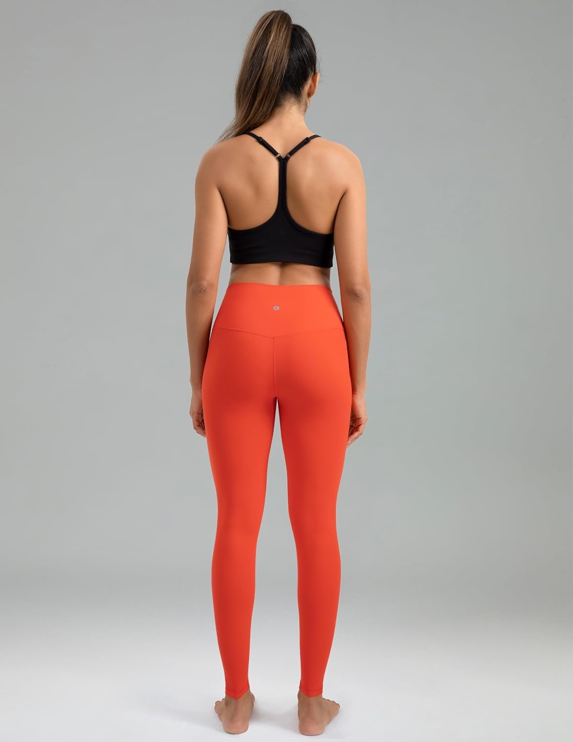 image:imageColorfulkoala Dreamlux No Front Seam Leggings for Women 2528 Inseam High Waisted Buttery Soft Yoga PantsCherry Tomato