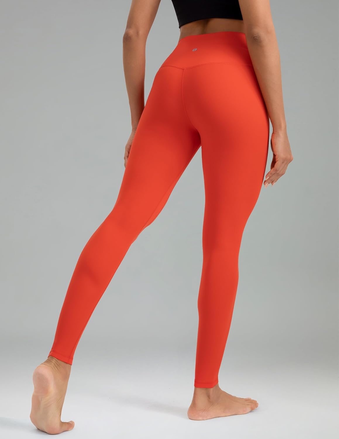 image:imageColorfulkoala Dreamlux No Front Seam Leggings for Women 2528 Inseam High Waisted Buttery Soft Yoga PantsCherry Tomato