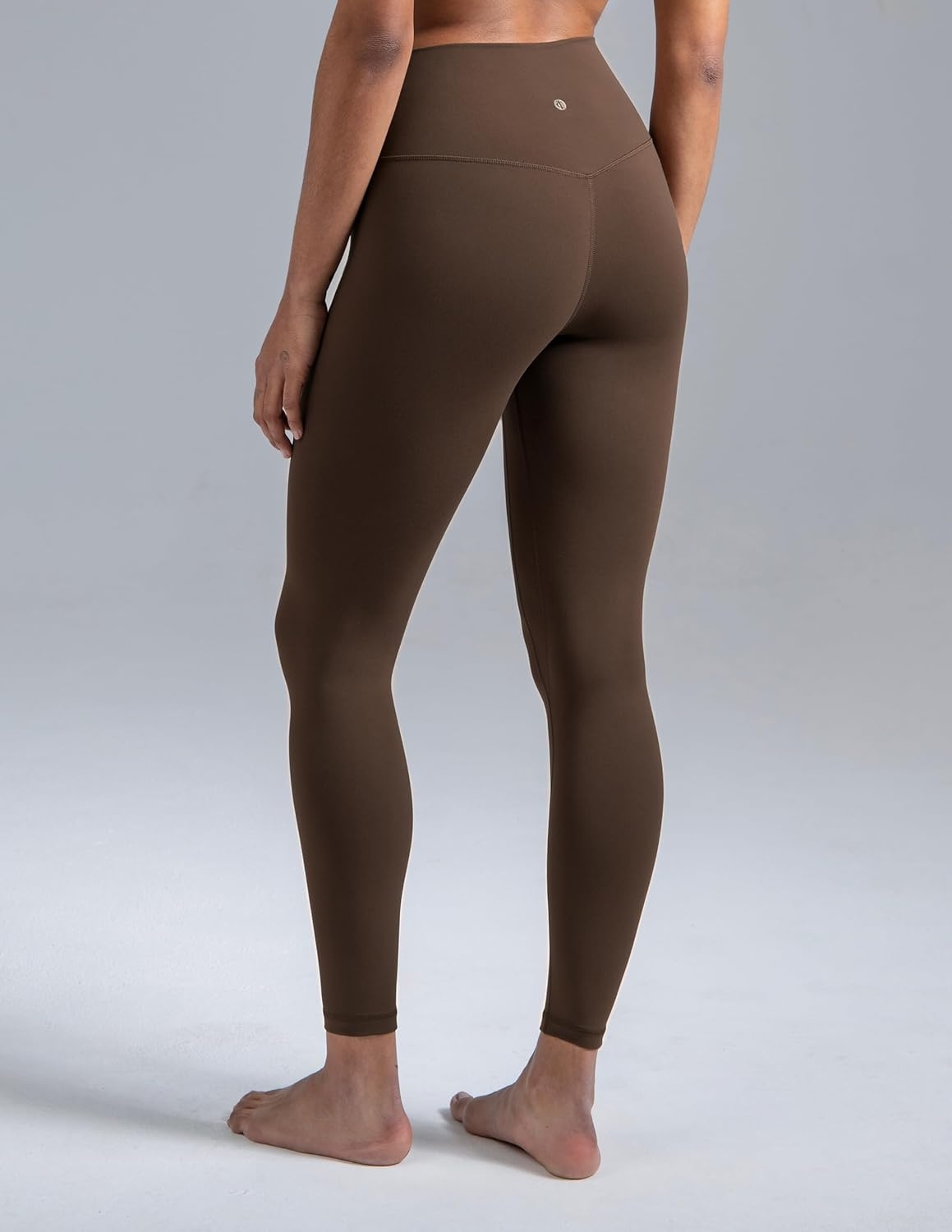 image:imageColorfulkoala Dreamlux No Front Seam Leggings for Women 2528 Inseam High Waisted Buttery Soft Yoga PantsCocoa