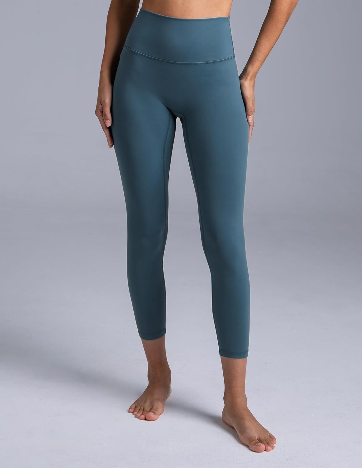 image:imageColorfulkoala Dreamlux No Front Seam Leggings for Women 2528 Inseam High Waisted Buttery Soft Yoga PantsDark Jasper