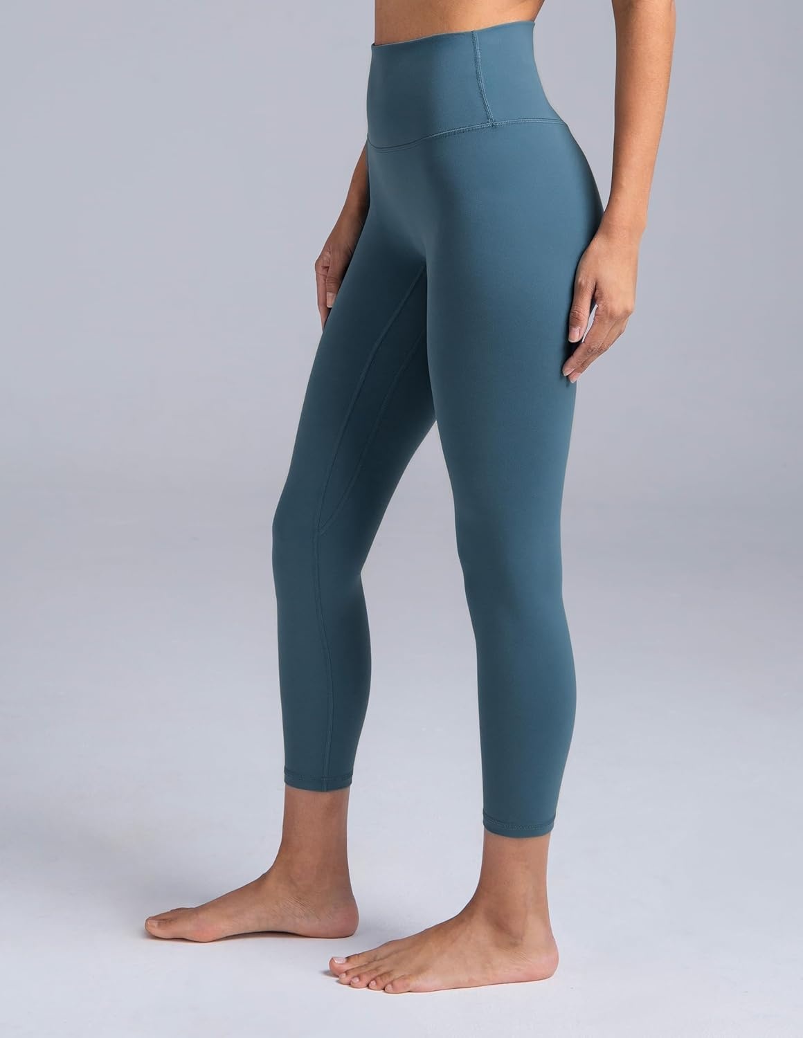 image:imageColorfulkoala Dreamlux No Front Seam Leggings for Women 2528 Inseam High Waisted Buttery Soft Yoga PantsDark Jasper