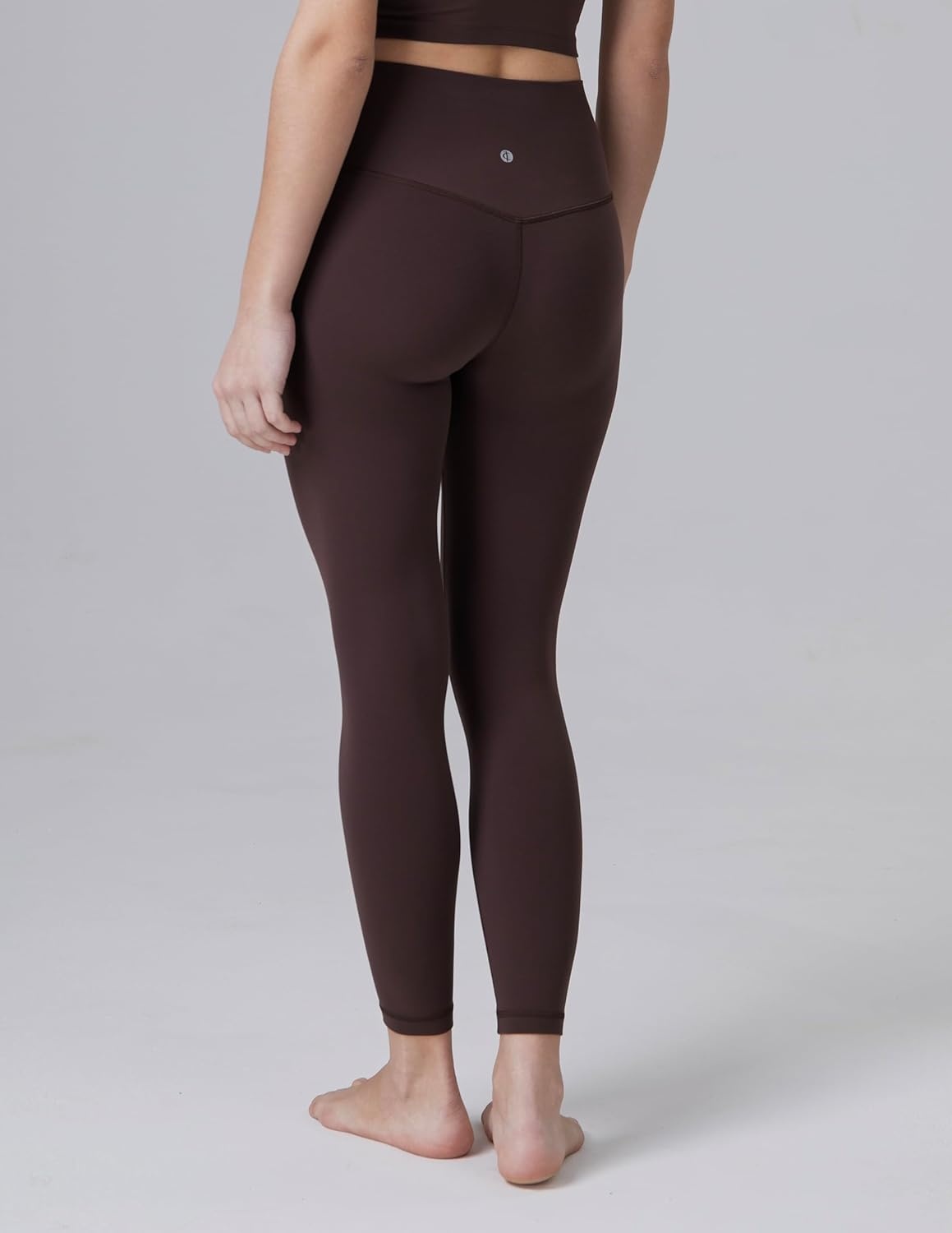 image:imageColorfulkoala Dreamlux No Front Seam Leggings for Women 2528 Inseam High Waisted Buttery Soft Yoga PantsEspresso