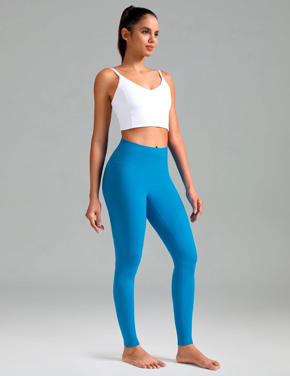 image:imageColorfulkoala Dreamlux No Front Seam Leggings for Women 2528 Inseam High Waisted Buttery Soft Yoga PantsHawaiian Ocean