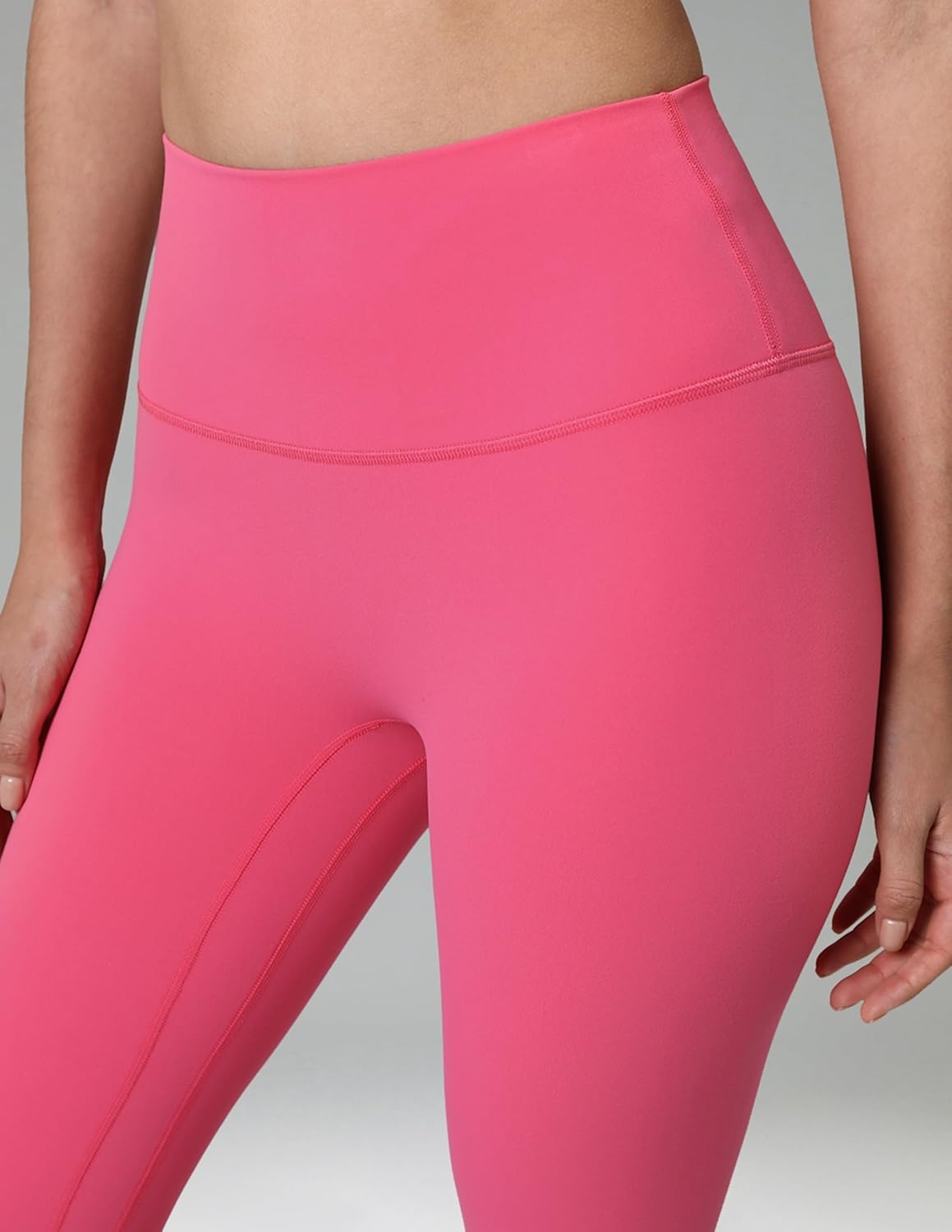 image:imageColorfulkoala Dreamlux No Front Seam Leggings for Women 2528 Inseam High Waisted Buttery Soft Yoga PantsHot Pink