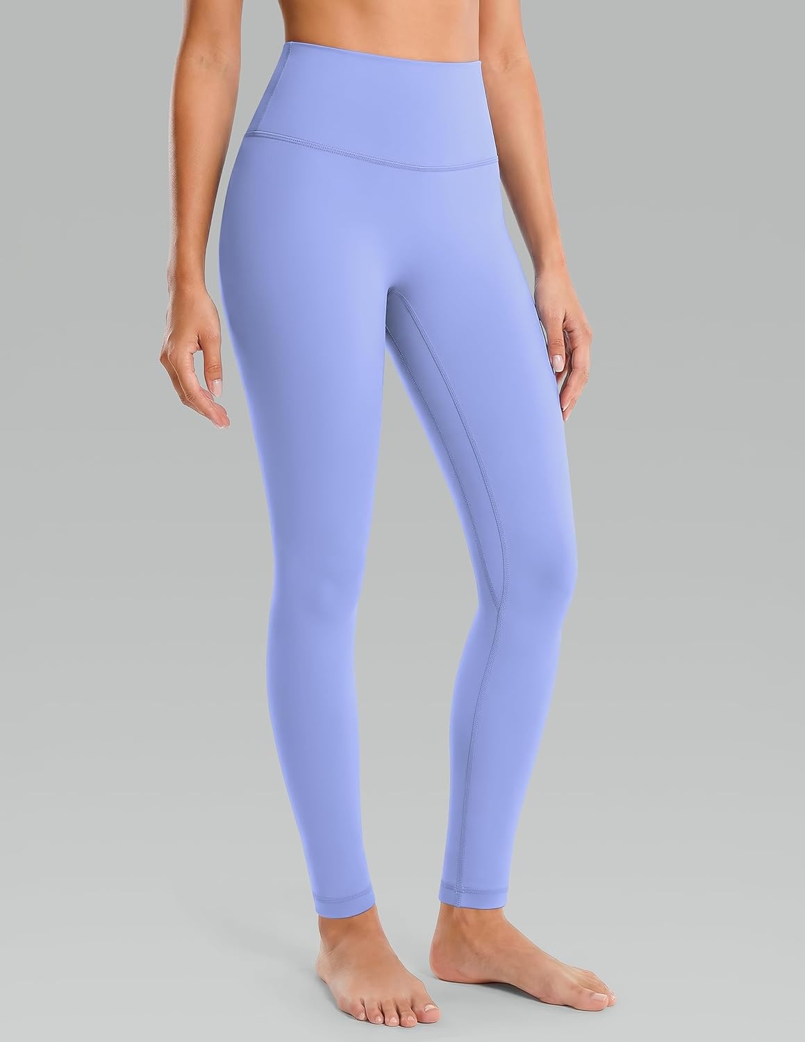 image:imageColorfulkoala Dreamlux No Front Seam Leggings for Women 2528 Inseam High Waisted Buttery Soft Yoga PantsJacaranda Purple